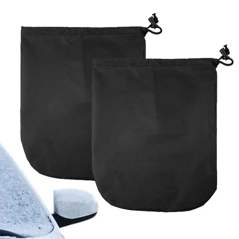 ผ้าคลุมกระจกมองหลัง กันน้ํา กันฝุ่น สําหรับรถยนต์ 1 คู่