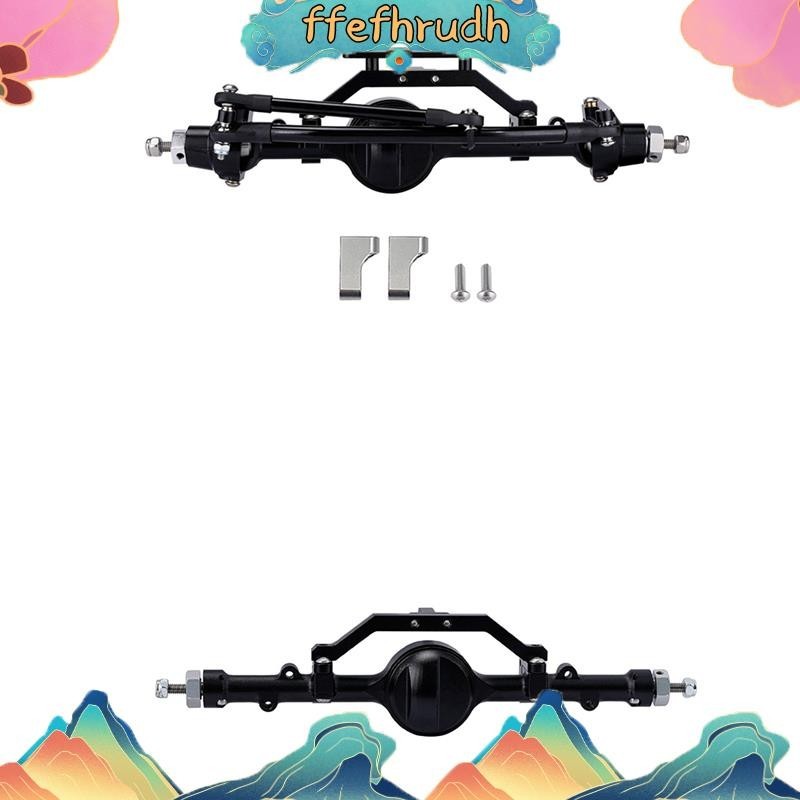 เพลาหน้า หลัง อะลูมิเนียมอัลลอย CNC D90 สําหรับอัพเกรดรถไต่หินบังคับ 1/10 RC4WD D90 D110 Gelande II TF2 Yota II