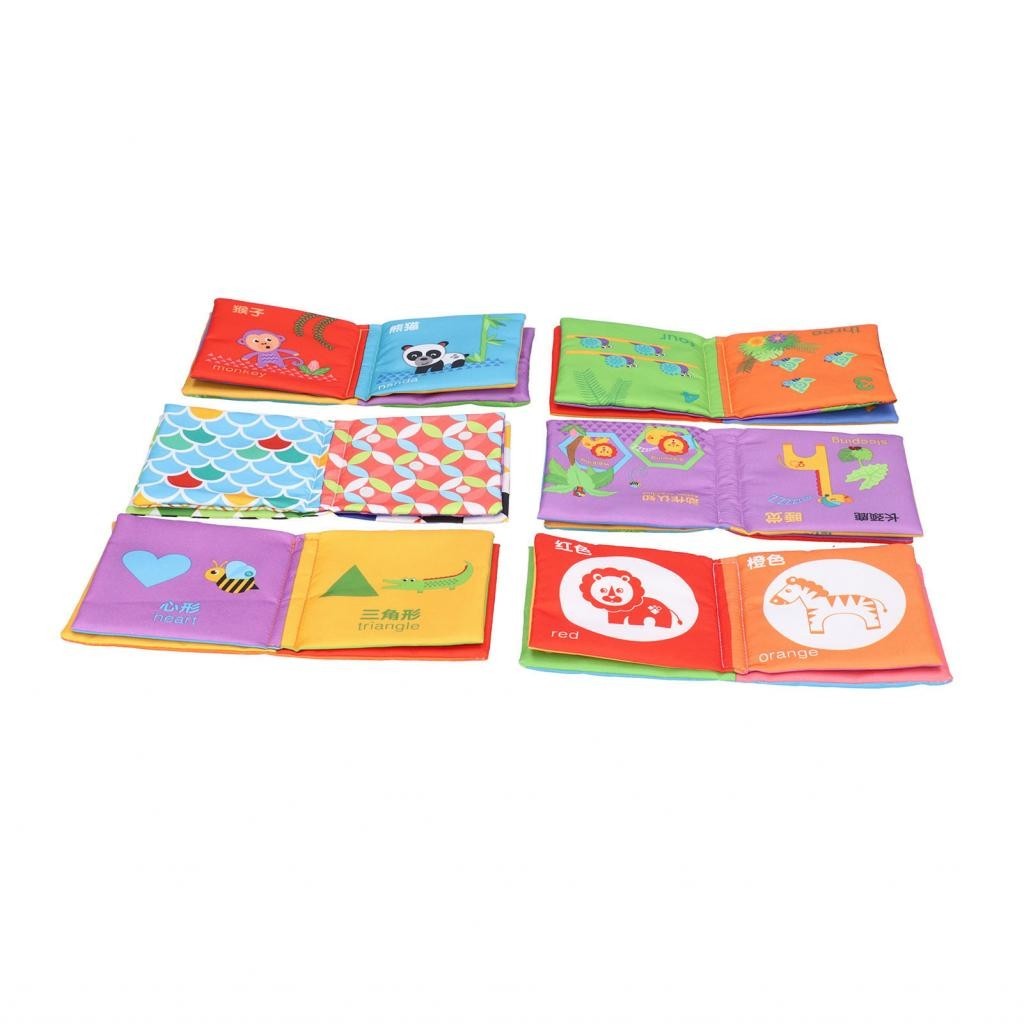 Educational Cloth Books  Stimulate Kids Interest Baby Language for Infant Intellectual Development