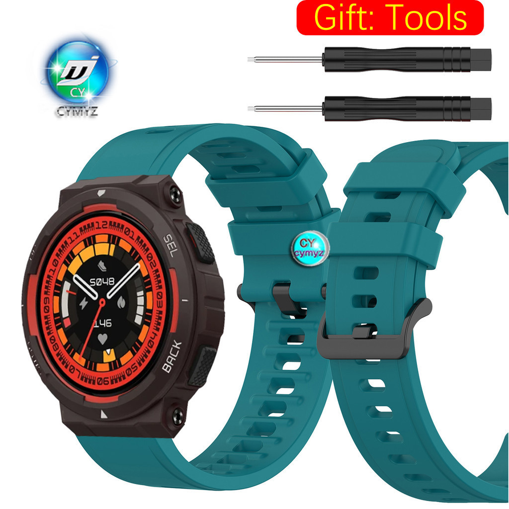 สายนาฬิกาข้อมือซิลิโคน สําหรับ Amazfit Active Edge huami Amazfit Active Edge