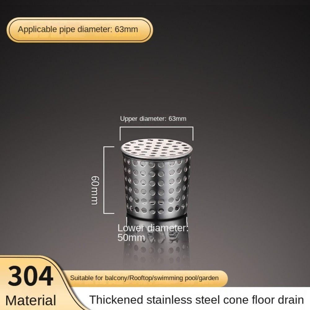 หยางหมิง หลังคาฝาครอบท่อระบายน้ําชั้น, กันหนูสแตนเลสด้านนอกด้านข้างกรองหน้าจอ, ฝาปิดท่อฝนป้องกันการปิดกั้นรางน้ําท่อระบายน้ําวงกลมรูปร่างป้องกันการปิดกั้นระบายน้ํากลางแจ - รูปที่ 2