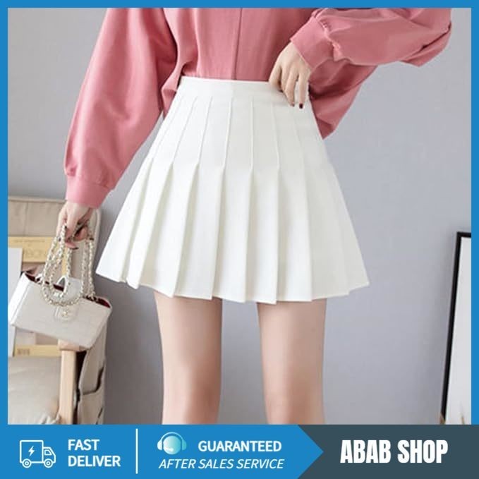 [YTL] Dresses ฤดูใบไม้ผลิ ฤดูร้อน กระโปรงเทนนิส กระโปรงกีฬา มีซับใน เอวสูง Mini Skirt A-Line มีหลายสีให้เลือก
