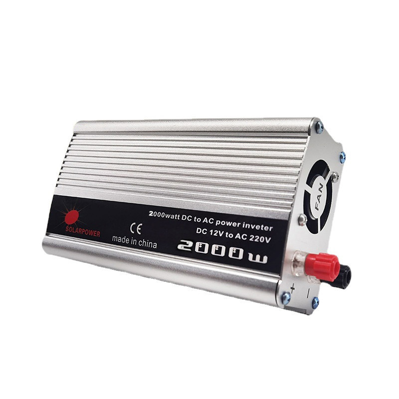 Sine Wave DC 12V to AC 220V 2000W Modified Car Power Inverter - VS20 - สีเงิน