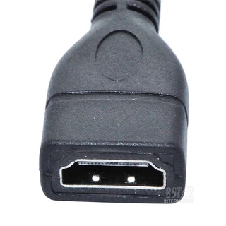 ส่งไว ประกัน1ปีเต็ม! Minihdmiตรงข้ามขวามุม90องศาMiniชายหญิงHDMI ที่รองรับได้Converter สายเคเบิลอะแดปเตอร์ HDTV Connector