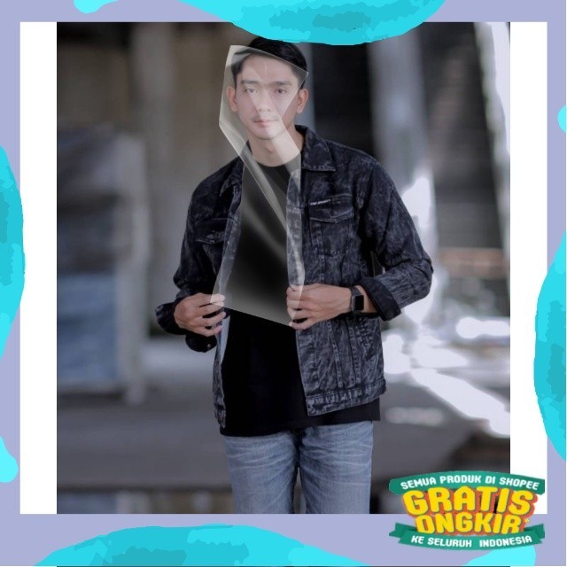 HIJAU SEVENTYONE - Ripped Skinny Jeans Jacket Army Green Stretch Soft Jeans/ Prambowo