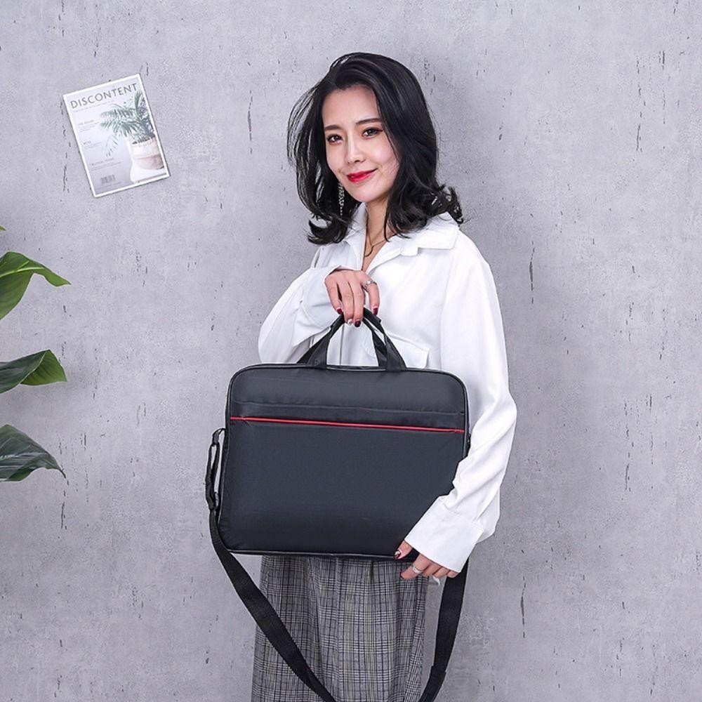 Quillan กระเป๋าเอกสาร Crossbody, แฟ้มโฟลเดอร์กระเป๋าขนาดใหญ่ความจุธุรกิจ Tote Bolsas, Simple กระเป๋าถือ Thicken Multi-layer ธุรกิจกระเป๋าเอกสาร Commute