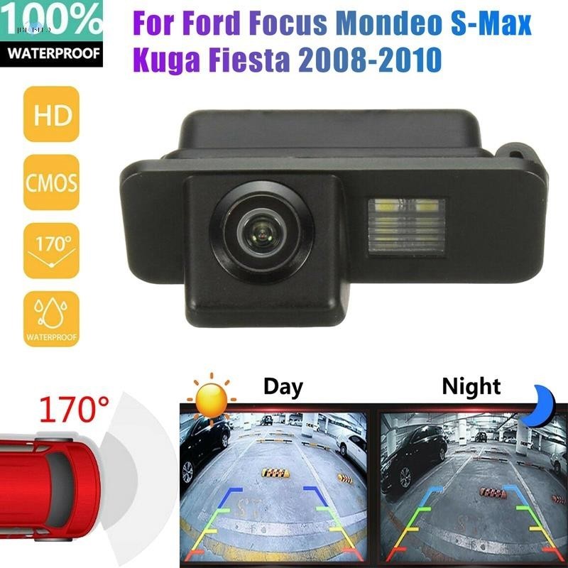 【jdfhsffd】กล้องมองหลัง มองเห็นกลางคืน สําหรับ Ford Focus Mk2 Mondeo S-Max Kuga Fiesta 2008-2010