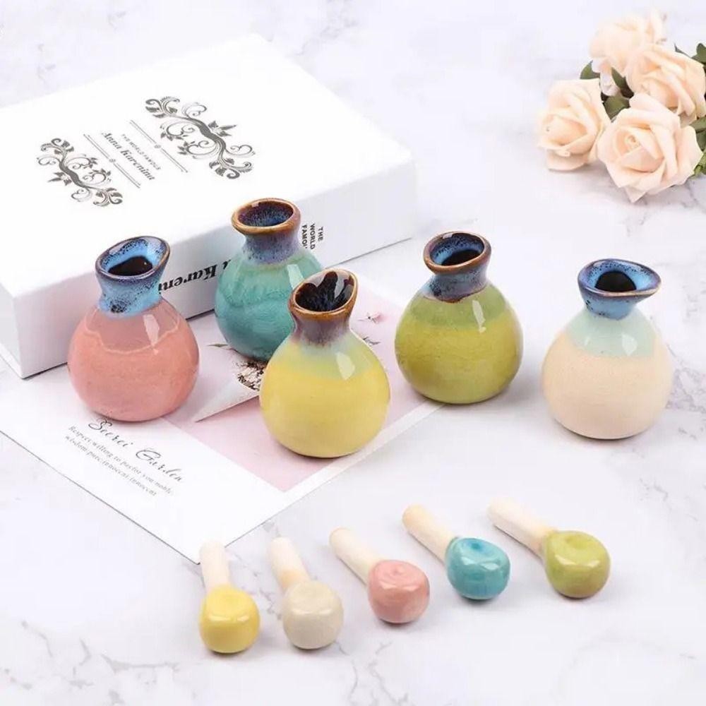 ขวดน้ําหอม สันดิซ ขวดน้ํามันหอมระเหยเปล่ารีฟิล โถเก็บของ สีสุ่มทนทานเครื่องจ่ายอโรมาวินเทจร้านเสริมสวยไทย