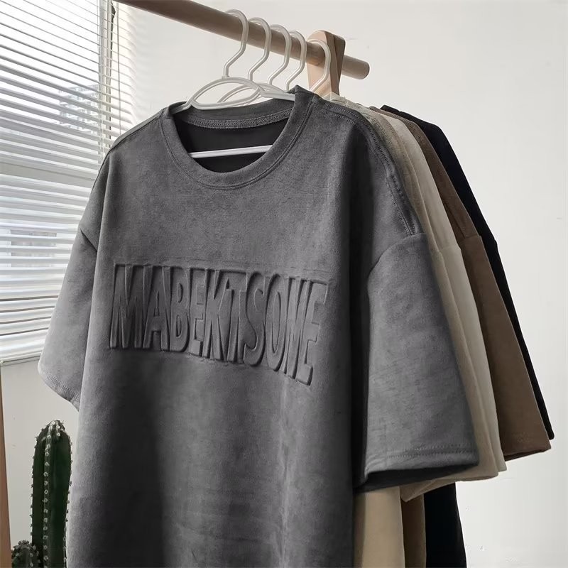 เสื้อแขนสั้นลําลอง คอกลม ทรงหลวม แฟชั่นฤดูร้อน สไตล์เรโทร