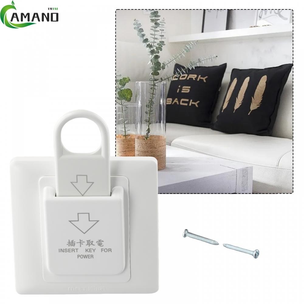 【AMANDA】Card Power Switch Magnetic Insert Key Electric Recognition Hotel 86*86*37mm Sale
