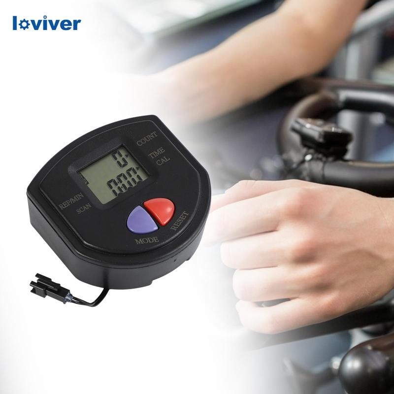 [Loviver] เครื่องนับจํานวนก้าว แบบล้อหน้าท้อง สําหรับออกกําลังกาย
