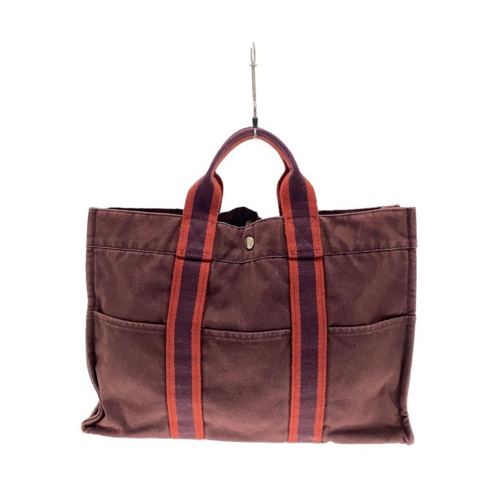 HERMES Tote Bag Bordeaux Direct from Japan Secondhand
