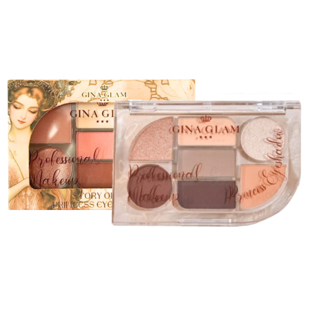 ของแท้·ส่งด่วน·ถูก Gina Glam Story Of The Princess Eyeshadow #G61 : จีน่า กัมป์ สตอรี่ ออฟ ปริ๊นเซส อายแชโดว์ dayse
