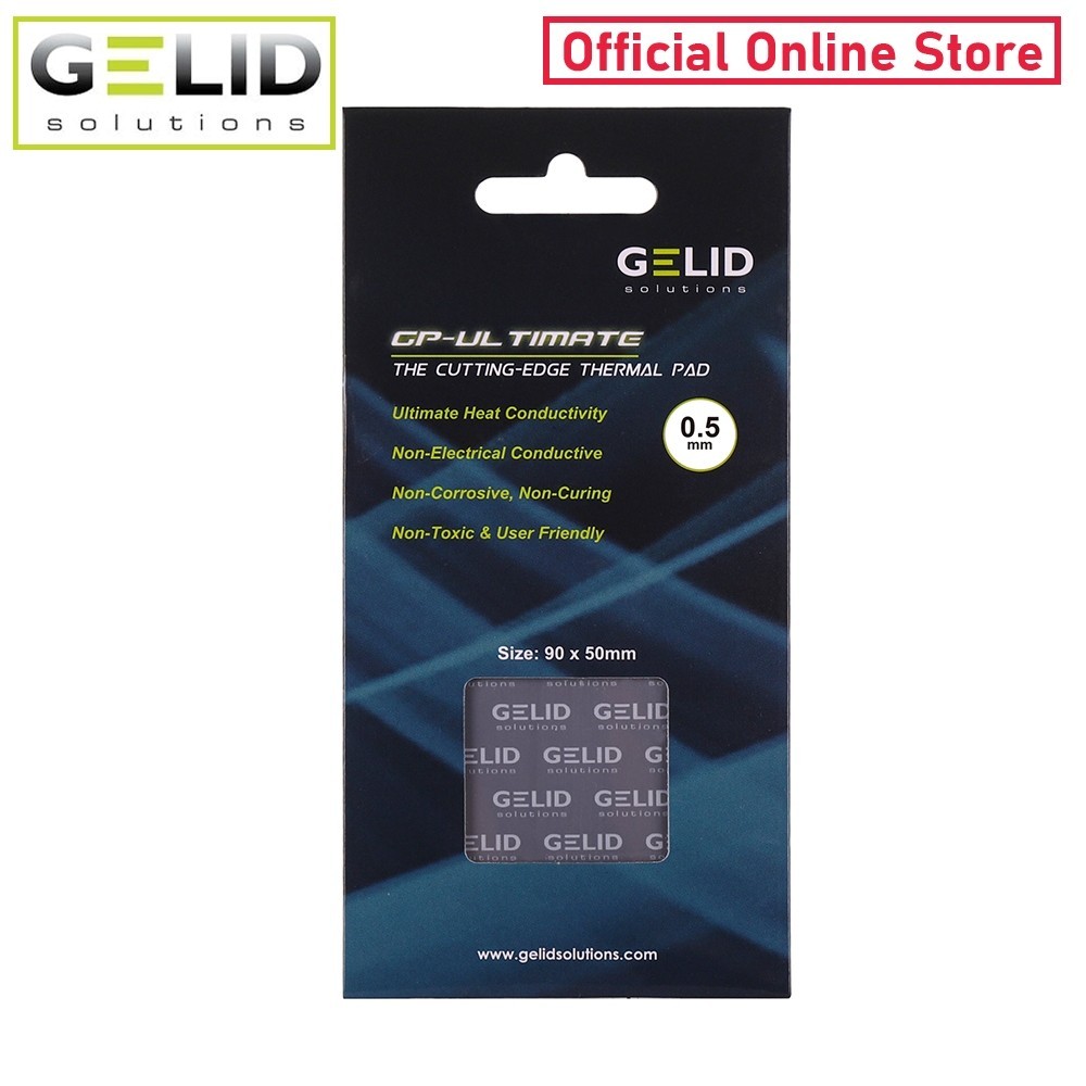 [Gelid Solutions Store] GP-ULTIMATE Thermal Pad 90x50x0.5 mm./15.0 W/mK (TP-GP04-A)