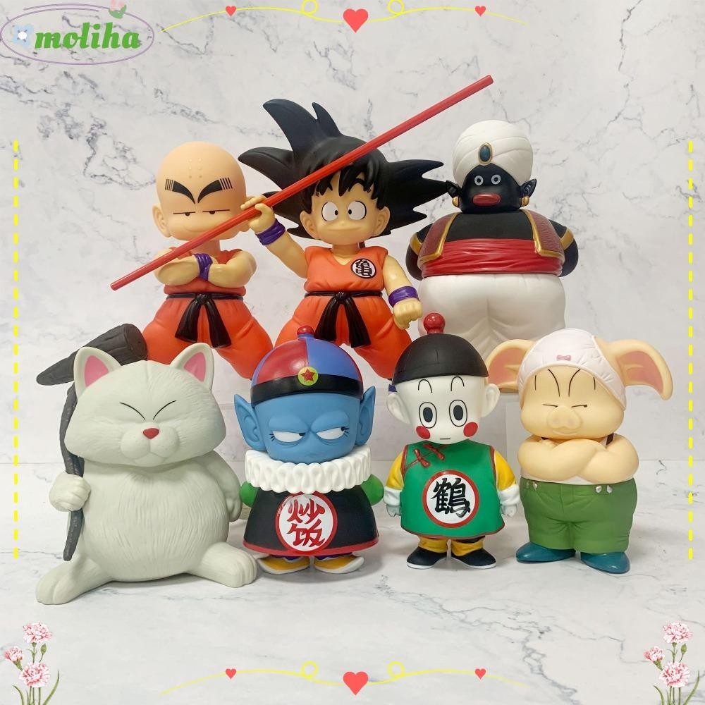 Moliha DBZ โมเดลตุ๊กตาฟิกเกอร์ Son Goku Vegeta Dra gon Ball ขนาดเล็ก 14~21 ซม. ของขวัญ สําหรับตกแต่ง