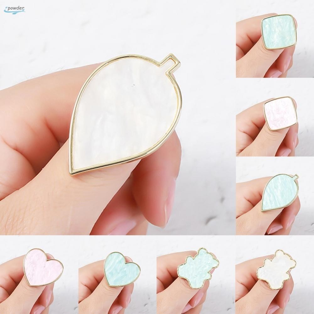 NEW&gt;&gt;Nail Art Agate Palette for Color Mixing Resin Stone Nails Art Ring Plate