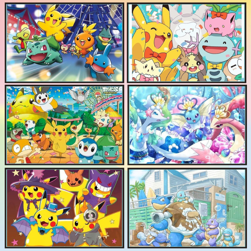 📣พร้อมส่ง📣【Pokémon】jigsaw puzzle-จิ๊กซอว์-300-1000-ชิ้น- ชิ้นของเด็ก จิ๊กซอว์ไม้ 1000 ชิ้น จิ๊กซอว์ 1000 ชิ้นสำหรับผู้ใหญ่ จิ๊กซอ จิ๊กซอว์ 500 ชิ้น🧩33-6 จิ๊กซอว์ 1000 ชิ้น สำหรับ ผู้ใหญ่ ตัวต่อจิ๊กซอว์ จิ๊กซอว์ การ์ตูน
