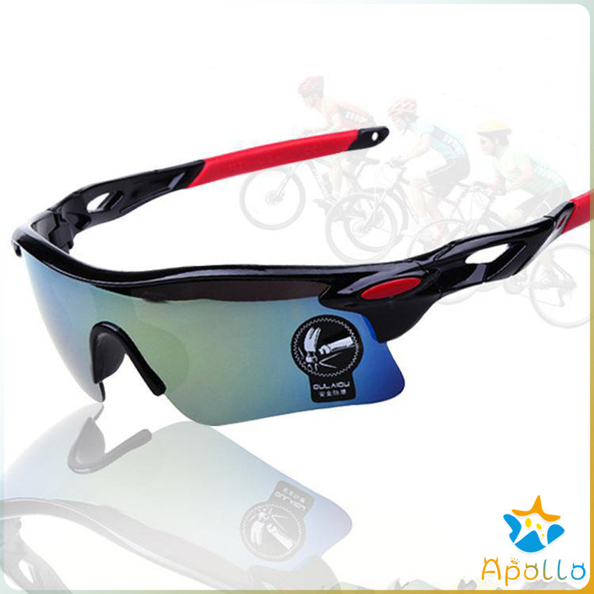 Apollo [A671] แว่นตา เลนส์ ปรอท กันแดด กันยูวี สําหรับเล่นกีฬากลางแจ้ง sports glasses