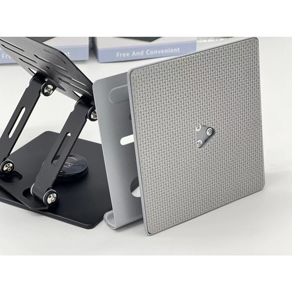 ขาตั้งแท็บเล็ตตั้งโต๊ะอลูมิเนียมอัลลอยด์ พับได้ หมุนได้ 360 องศา แบบพกพา Take away รุ่นA812 - รูปที่ 7