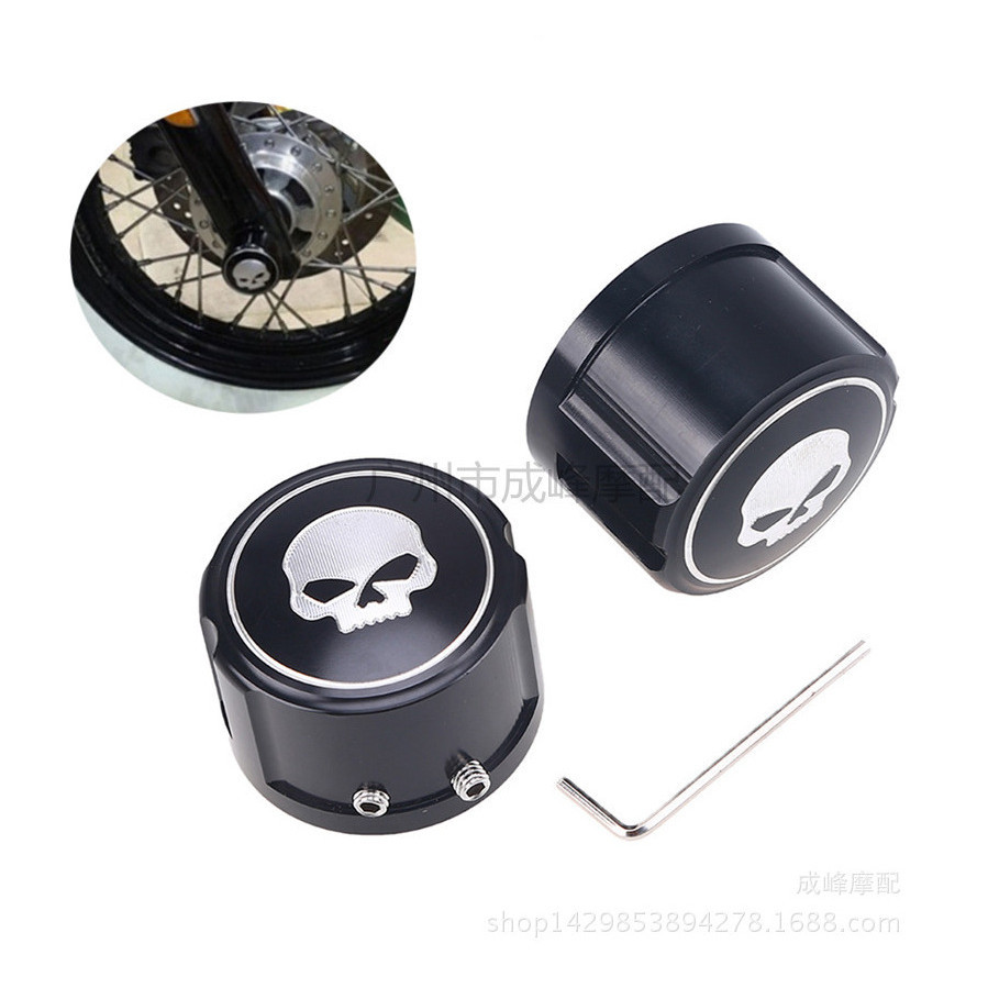 ฝาครอบเพลาด้านหน้า ดัดแปลง สําหรับ Harley XL883 XL1200 X48