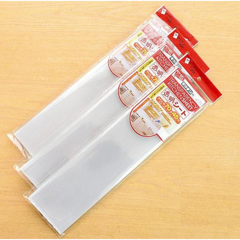 สติ๊กเกอร์ใสติดผนัง แผ่นกันน้ำมัน กันรอย ติดครัวกันน้ำมันกระเด็น Sticker Wallpaper