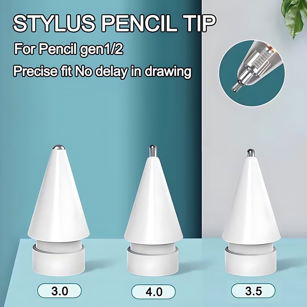 แอปเปิล Pencil หัวปากกา สำหรับ Pencil gen1/2 สำหรับเปลี่ยนหัวปากกาสไตลัส 3.0 3.5 4.0 ที่ใช้สำหรับเขียนและวาด