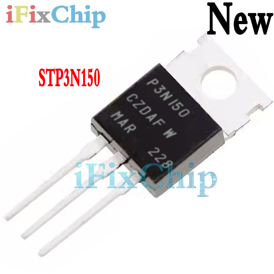 10 ชิ้นใหม่เอี่ยม STP3N150 P3N150 TO-220 3N150
