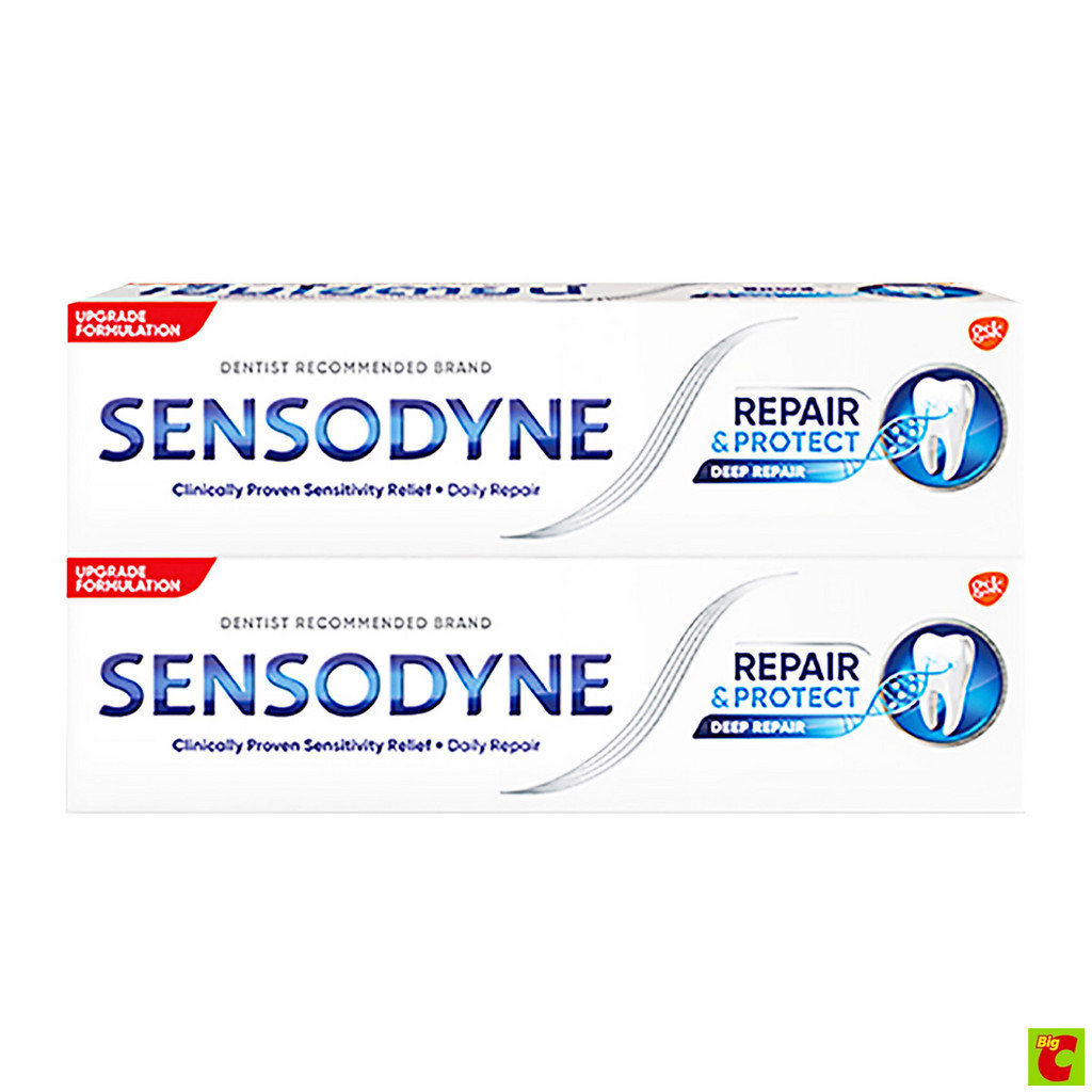 เซ็นโซดายน์ ยาสีฟัน รีแพร์ แอนด์ โพรเทคท์ 100 ก. แพ็คคู่