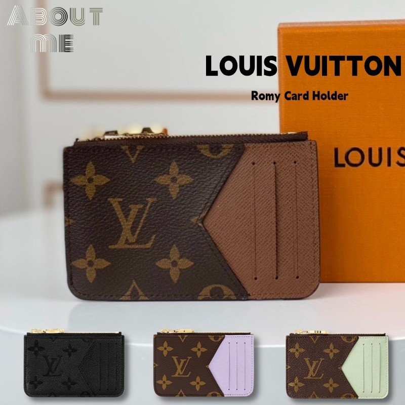 หลุยส์วิตตอง Louis Vuitton Romy Card HolderWomen’s card holder LV zipper coin purse
