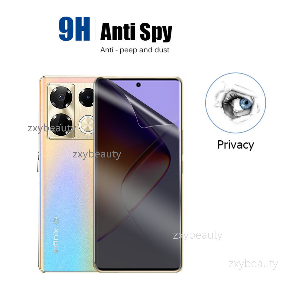 2in1 ฟิล์มไฮโดรเจลนิ่ม กันรอยหน้าจอ เลนส์กล้อง สําหรับ Infinix Note 40 Pro Plus 5G 2024 4G Note40 40Pro Note40Pro 40Pro+ - รูปที่ 2