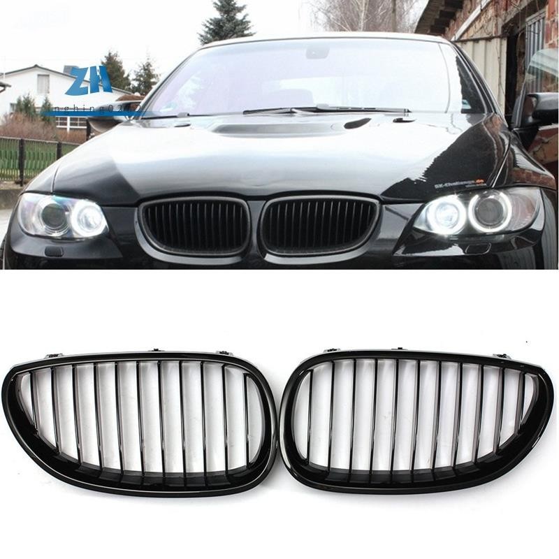 กระจังหน้ารถยนต์ E60 สีดํามันวาว สําหรับ BMW E60 E61 5 Series M5 525I 525Xi 528I 528Xi 530I 530Xi 20
