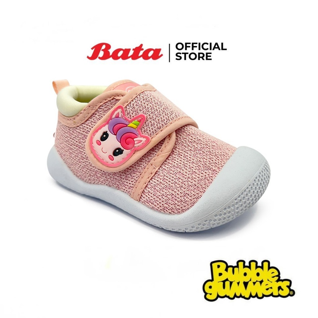 Bata บาจา Bubble Gummers รองเท้าผ้าใบเด็กเล็ก เด็กผู้หญิง สีชมพู รหัส 0495901