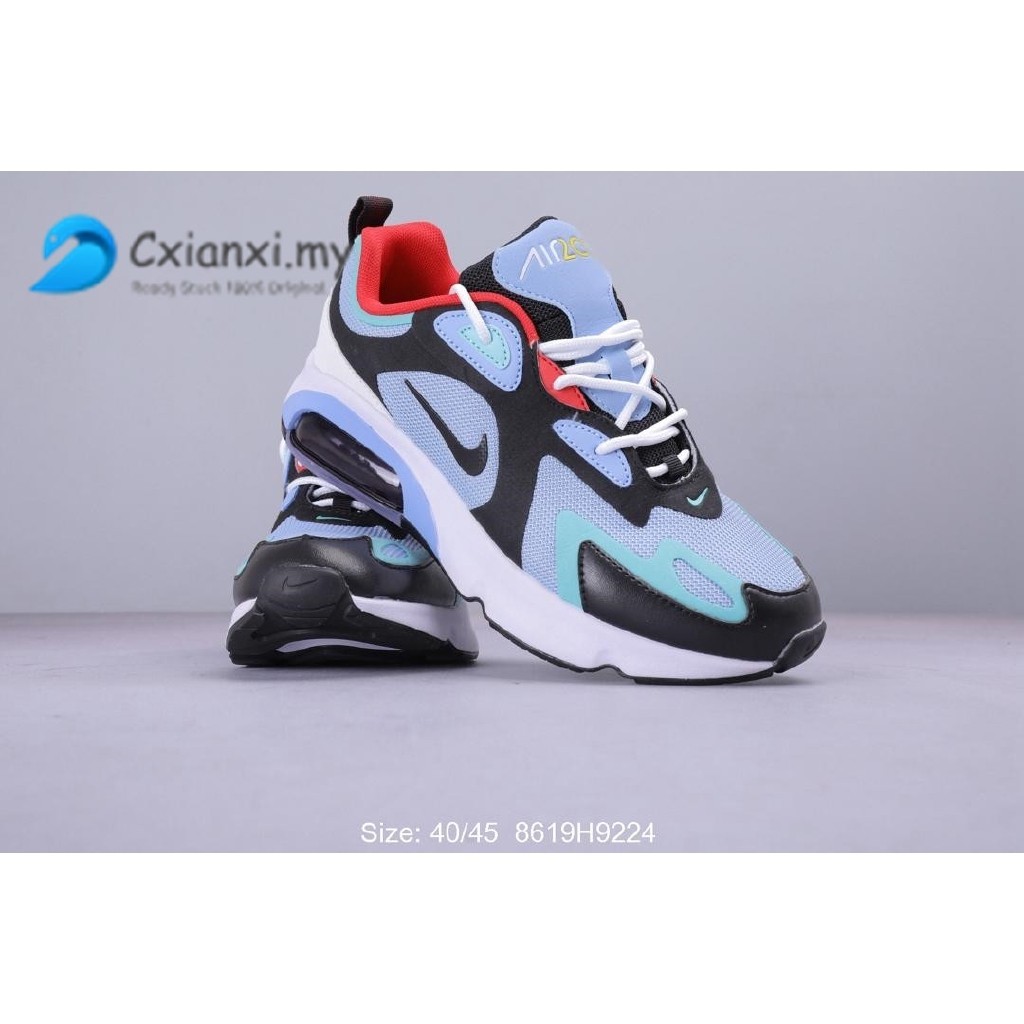 พร้อมส่ง Nike Air Max 200 รองเท้าผ้าใบลําลอง สีม่วง เหมาะกับการวิ่ง เล่นกีฬา สําหรับผู้ชาย ผู้หญิง