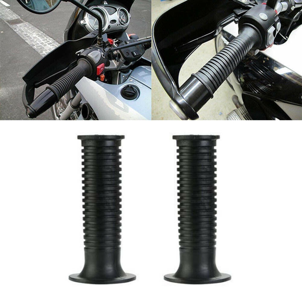 [ELECTH] ปลอกแฮนด์มือจับยาง สีดํา สําหรับ BMW R1100 R1150 GS R S F650 2 ชิ้น