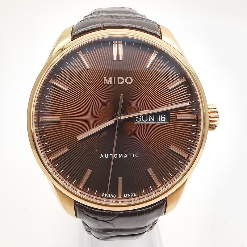 Mido Bruner Seriesm024.630.36.061.00 นาฬิกาข้อมือ เส้นผ่าศูนย์กลาง 42.5 มม. สําหรับผู้ชาย 80