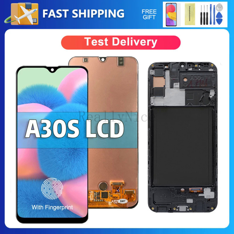 A30S สําหรับ Samsung 6.4 สําหรับ A307F A307FN A307G A307GN A307GT จอแสดงผล LCD Touch Screen Digitize