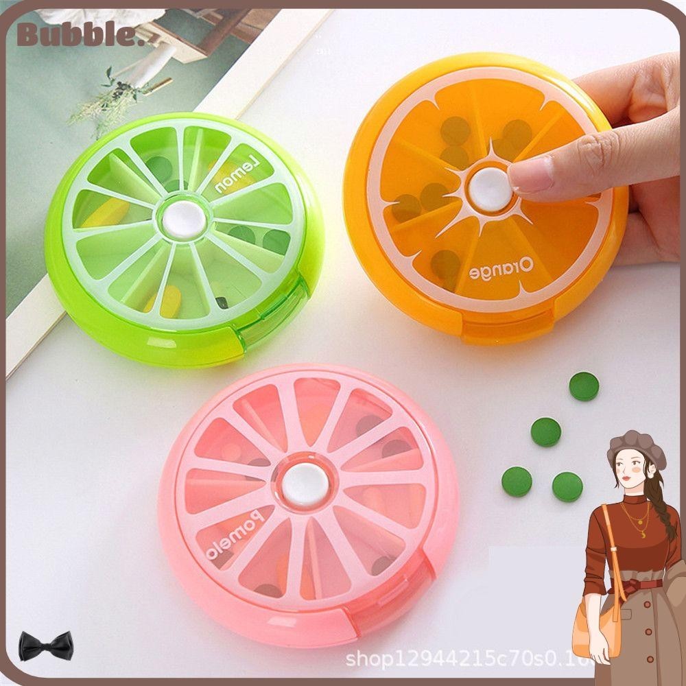 Bubble กล่องตลับบีบยา แบบรายสัปดาห์ สําหรับใส่จัดเก็บยา และลูกอม