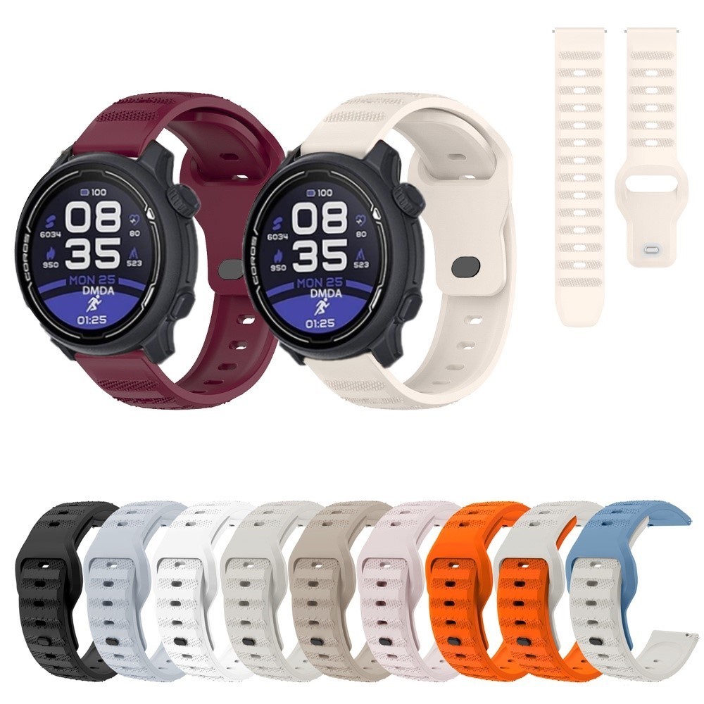 สายนาฬิกาข้อมือซิลิโคน 20 มม. 22 มม. สําหรับ COROS PACE 2 3 APEX 2 Pro APEX Pro APEX 42 มม. 46 มม.