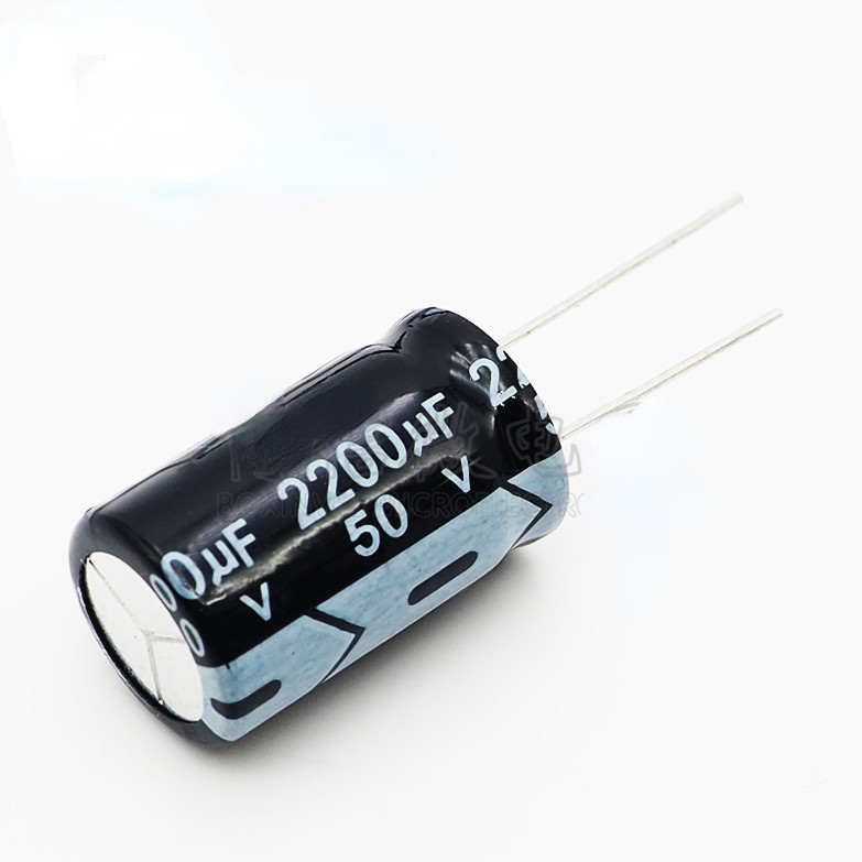 ตัวเก็บประจุอลูมิเนียมไฟฟ้า 6.3V 16V 25V 35V 50V 63V 200V 400V 450V 10UF 22UF 47UF 100UF 220UF 330UF 470UF 1000UF 0.1UF 0.22UF