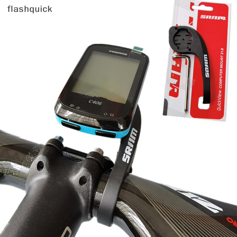 Flashquick Garmin Edge เมาท์ขาตั้ง GPS อุปกรณ์เสริม สําหรับจักรยานเสือภูเขา 520 820 530 1000 IGPSPORT Bryton Rider