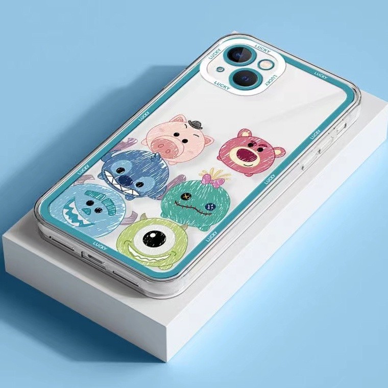 iPhone ไอโฟน 12 Pro Max XR เคส หมีเท็ดดี้ใส 14 Pro Max แฟชั่น13 Pro Max โปร่งใสหมีหน้าตาดีจัดส่งจากป