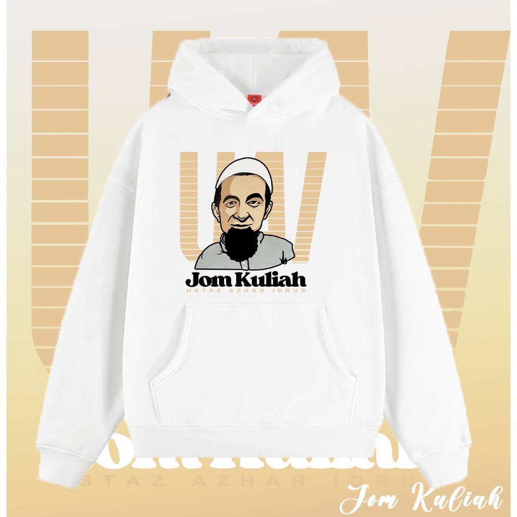 เสื้อฮู้ดผ้าฝ้าย Ustaz Azhar Idrus Hoodie สกรีน ผ้าหนา นุ่ม ใส่สบาย ใส่ได้ทั้งชายและหญิงcotton