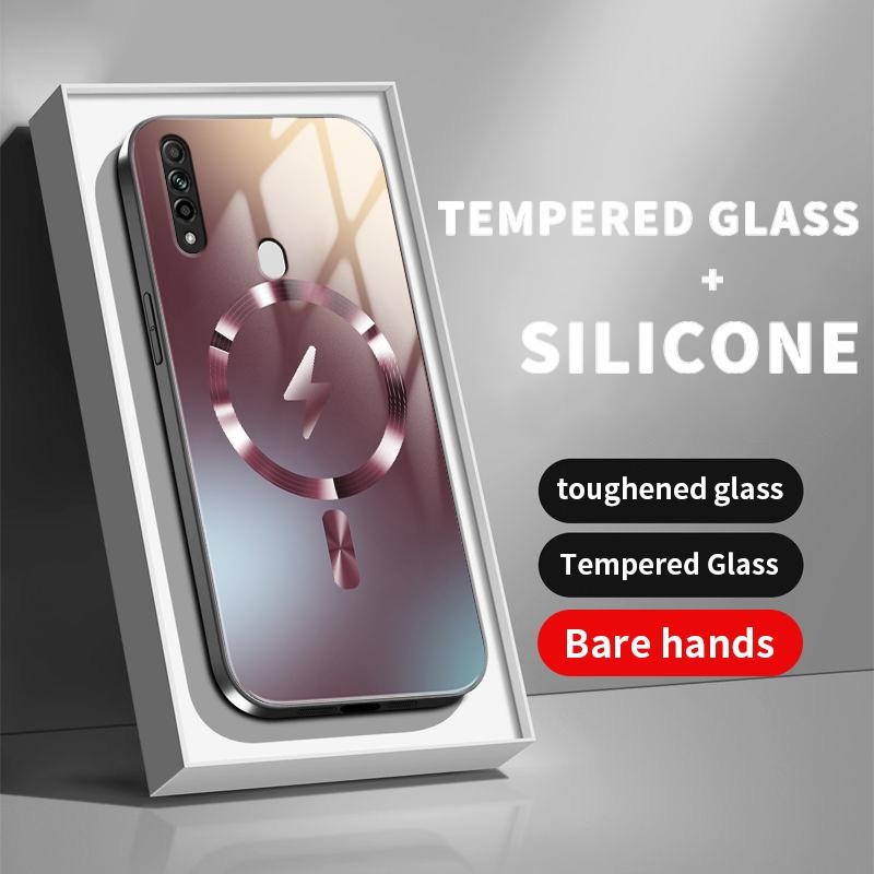 เหมาะสำหรับ OPPO A31 2020 A32 A33 A35 2021 A36 A3s กรณีโทรศัพท์ป้องกันการตกเคส Simple Recharge Batte