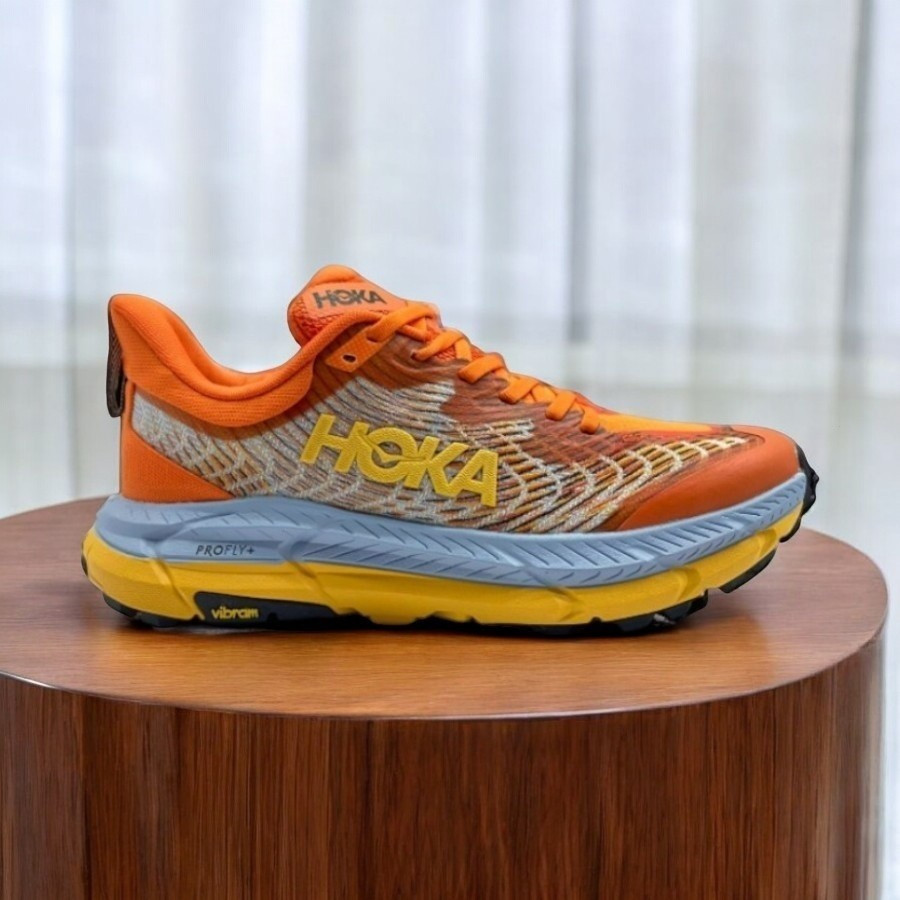 รองเท้าวิ่ง Hoka W Mafate Speed 4 x ขายดีใหม่ x ถุงเท้าวิ่งฟรี MLKG E2QI