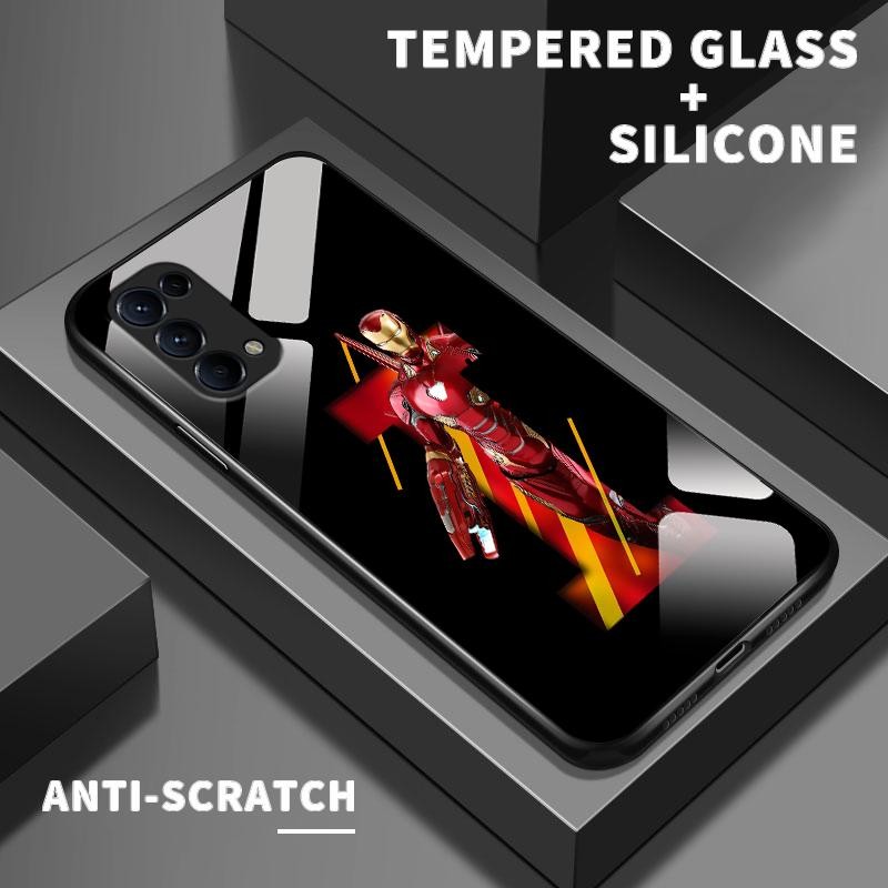 เหมาะสำหรับ OPPO Reno5 4G 5G Reno4 F Lite Reno2 Z Reno3 กรณีโทรศัพท์มือถือกันกระแทกเคส Movies & Musi