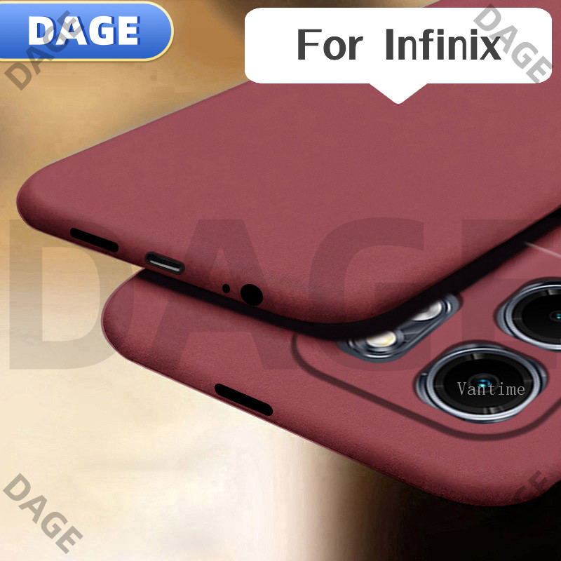 Cod DAGE สําหรับ Infinix Smart 9 / Hot 50i Case Soft Sandstone Ultra Thin Anti-sweat Non-slip Matte Back เคสโทรศัพท์