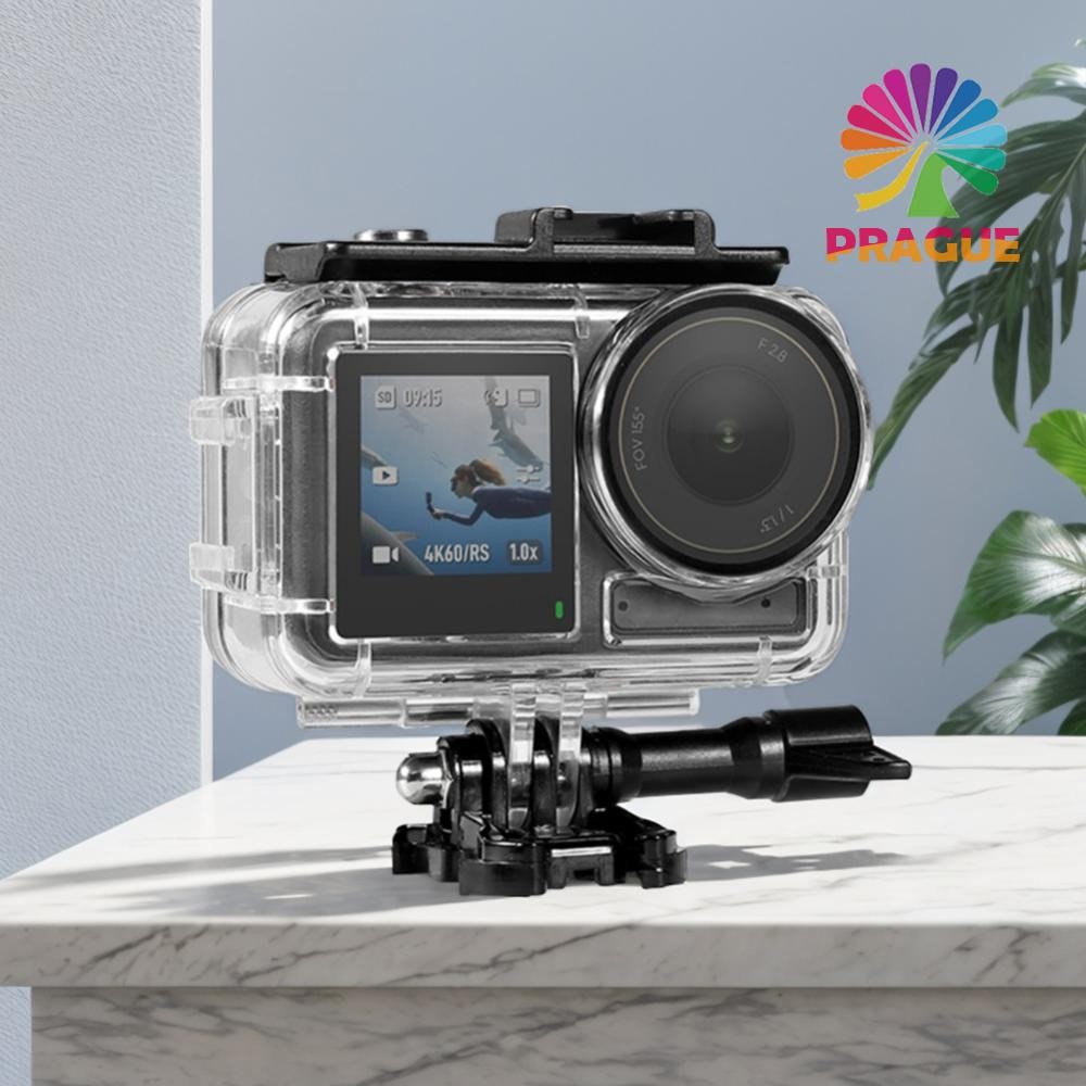 60m Diving Housing Cases กล้องกีฬา Dive Case สําหรับ DJI Osmo Action 5 Pro/4/3 [prague.th]
