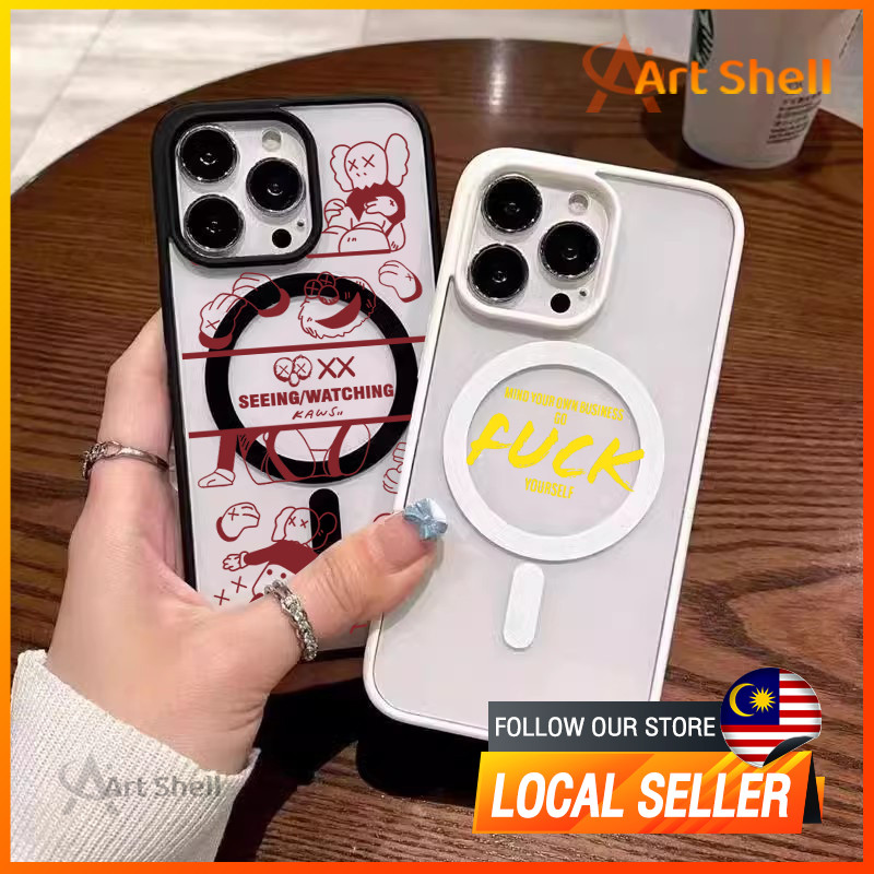 เข้ากันได้กับ iphone 16 Pro Max สีเหลืองสร้างสรรค์ภาษาอังกฤษ 12 13 14 15 11 Pro Max ปลอก xr xs Max 7