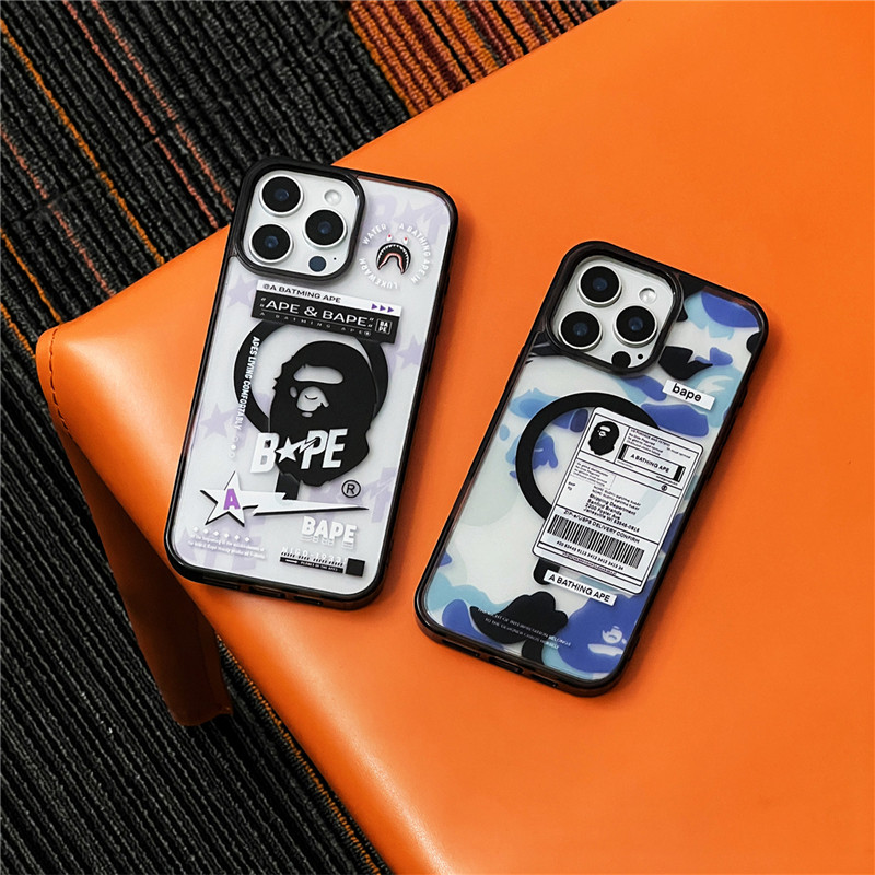 Bape STA APE graffiti Label Lucency 2 In 1 แม่เหล็กเคสโทรศัพท์เหมาะสําหรับ IPhone16 16Pro 16ProMax 16Plus 15 15Pro 15ProMax 14ProMax 14 14Pro 13 13 13PM 12 12Pro 12PM 11 11ProMax ราคา ถูกที่สุด ดีลบีเคเค แกลเลอรีภาพที่ 8