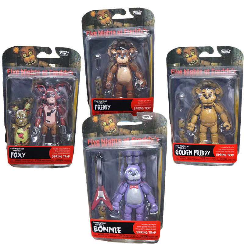 Fnaf ฟิกเกอร์ Funko Five Nights At Freddy ฟิกเกอร์ Foxy Bonnie Chica Nightmare Freddy Bear ของเล่น ข